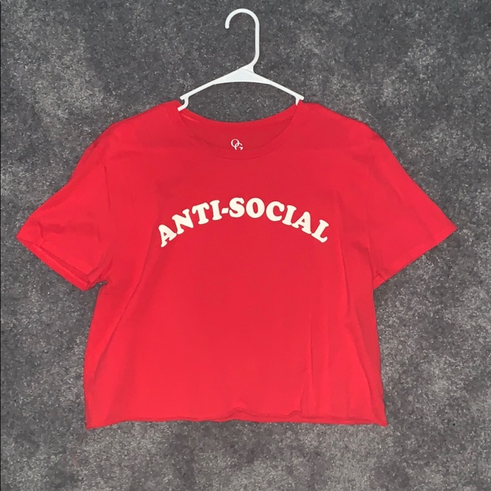 Organic Generation M Red Graphic Shirt